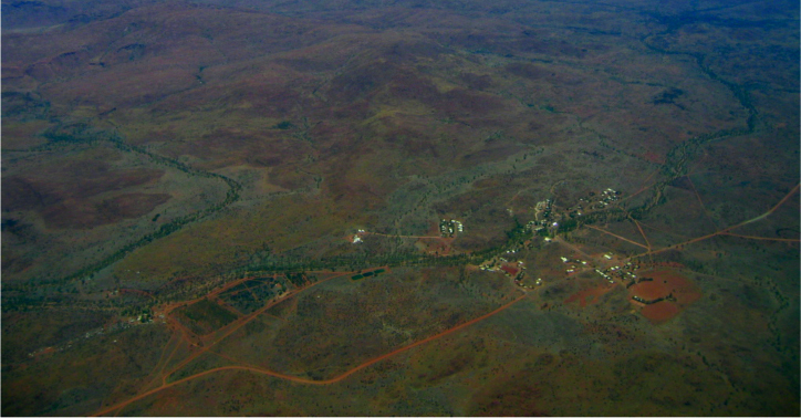 In a small community near the centre of Australia