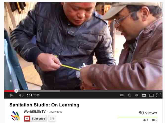 Short videos moments from the Nepal Sanitation Studio plumbing team