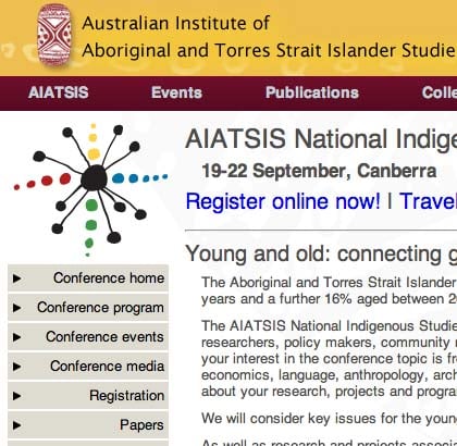 AIATSIS National Indigenous Studies Conference 2011