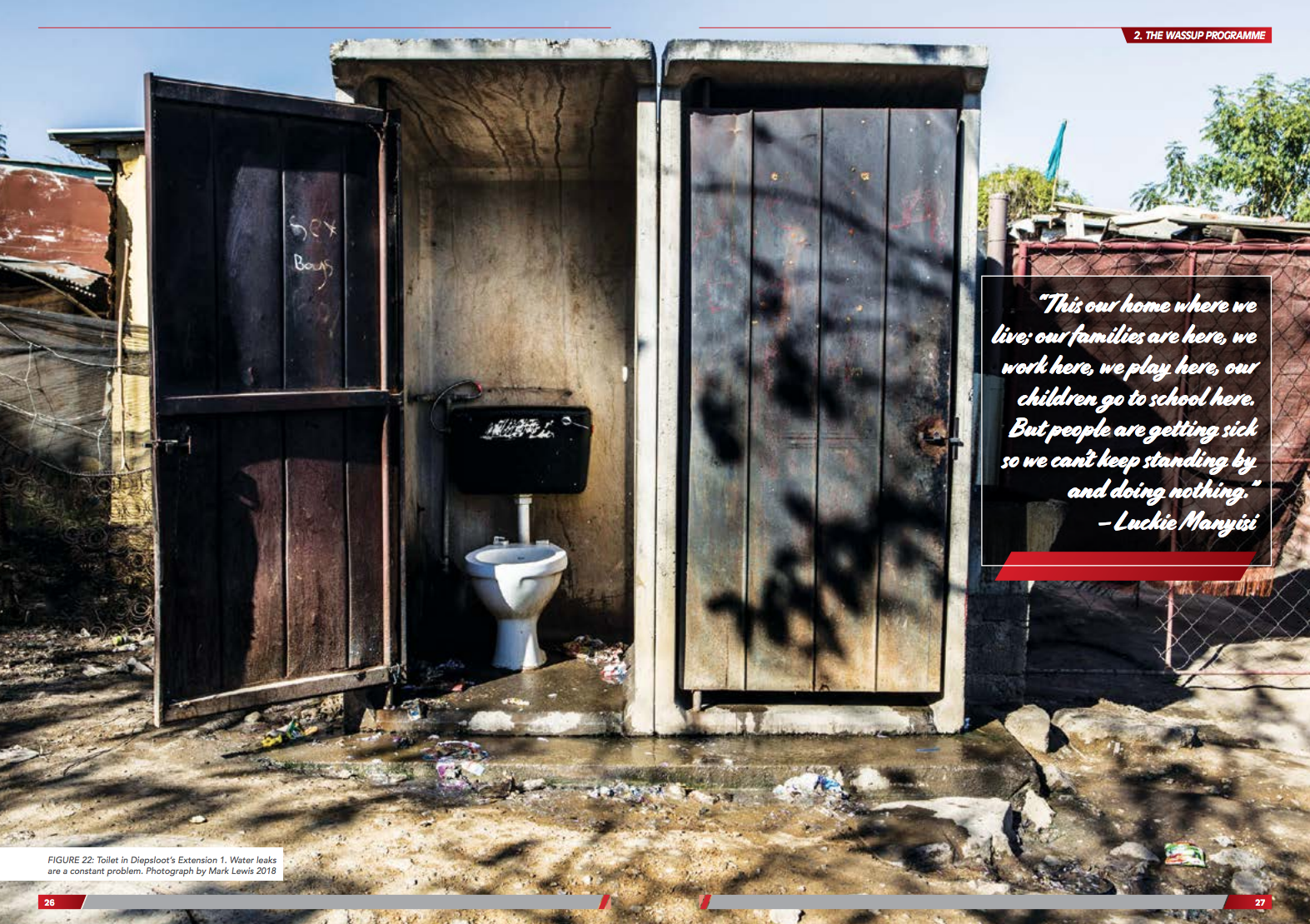 Ongoing maintenance for toilets in Diepsloot