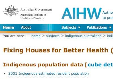 Loss of Indigenous Housing Data