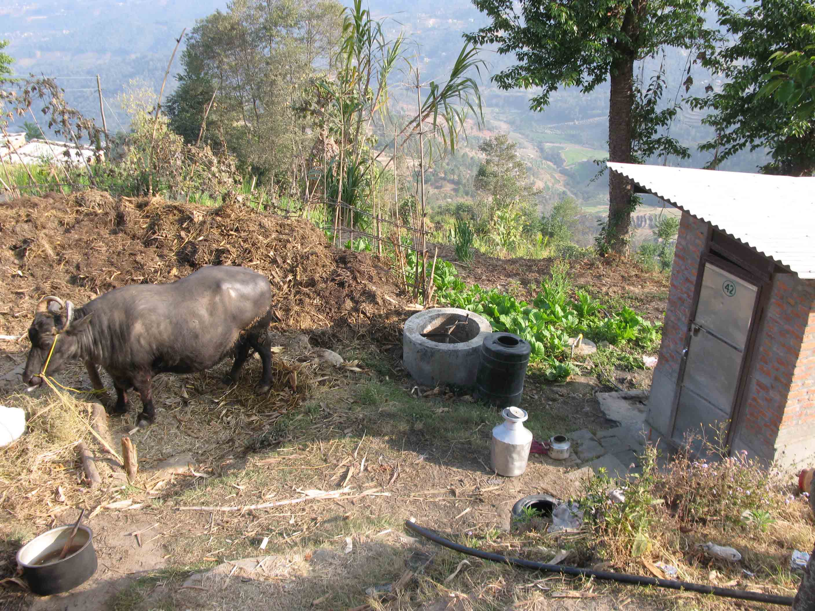 Work commences, Sanitation Studio Nepal 2014