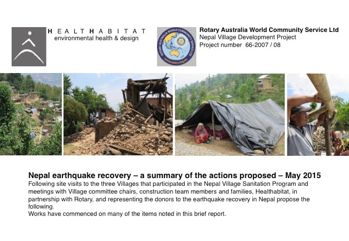 Nepal update: improving living conditions, now and into the future