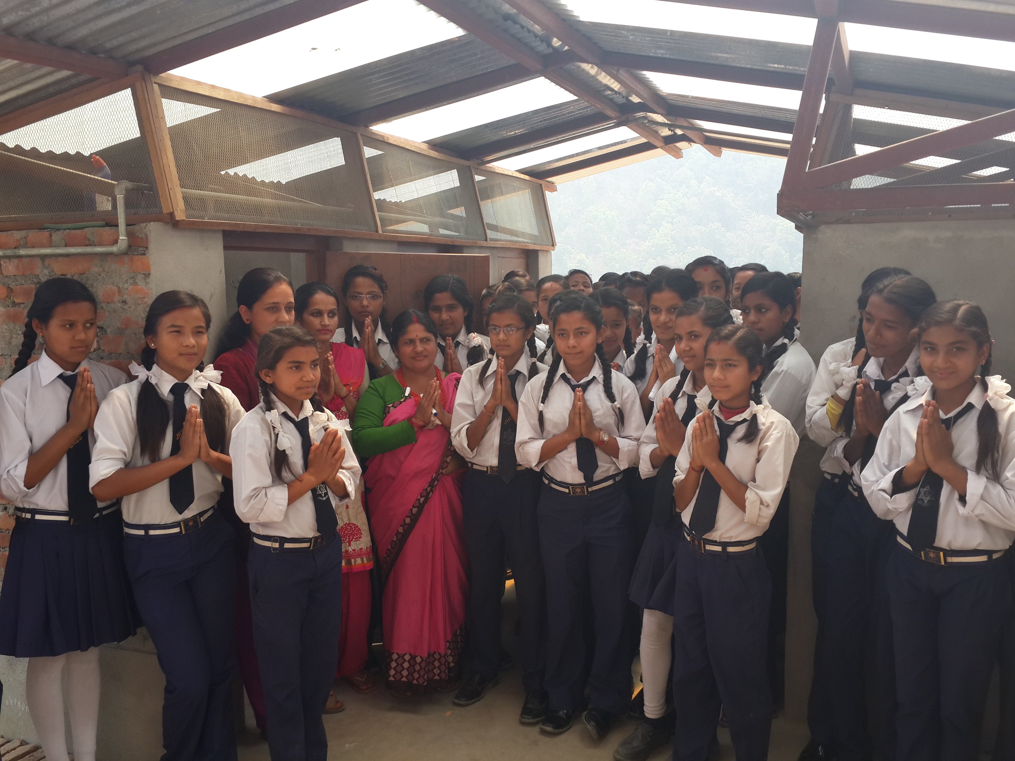 Shree Jalapadevi School toilet handover