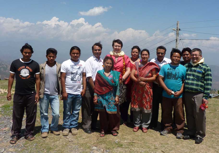 Australian ambassador to Nepal visits the sanitation project