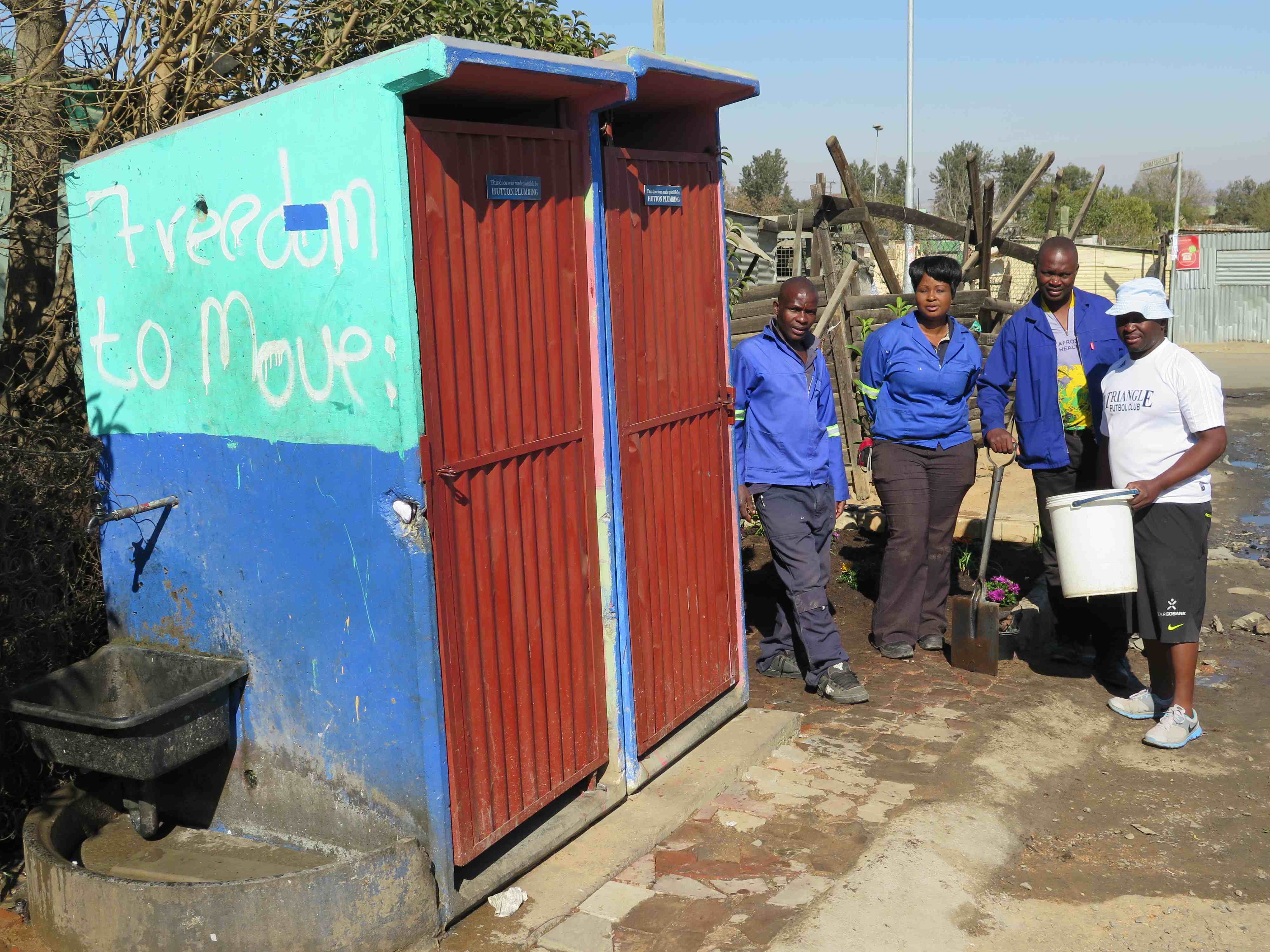 Changes on the ground in Diepsloot, Johannesburg