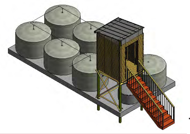 8 toilet and septic systems built