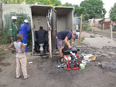 101 Toilets repaired