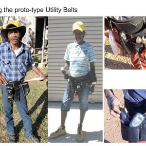 Testing of the prototype utility belts