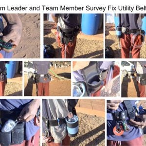 Details of team leader and team member survey fix utility belts