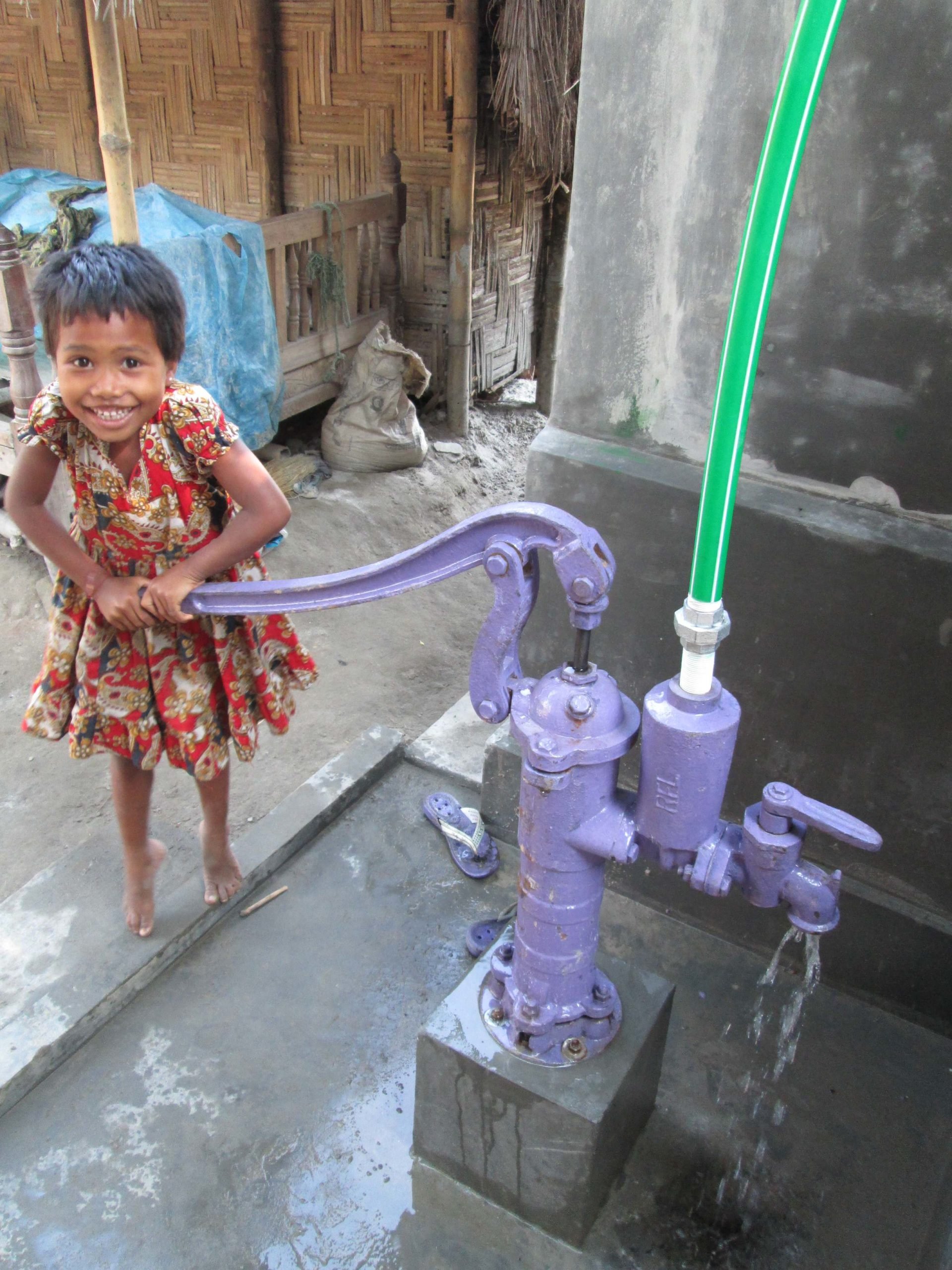 Child And Pump