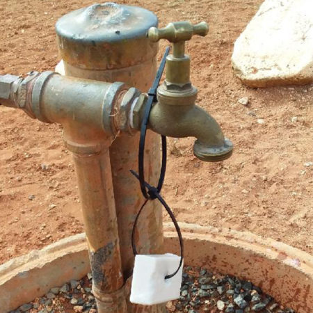 Hand washing on the APY Lands